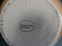Merkelbach traditionele duitse steengoed (steinzeug) schenkkan met zoutglazuur - afbeelding 5 van  5