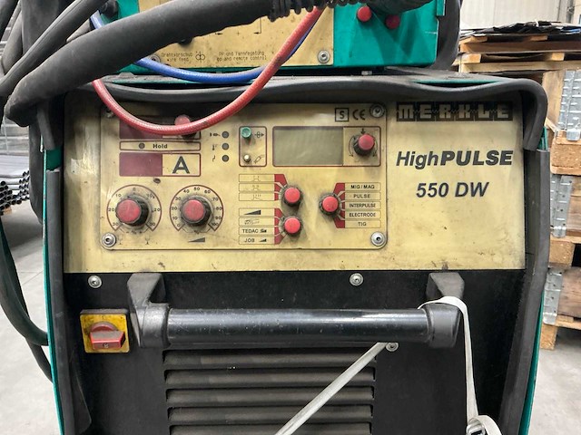 Merkle - 2006 - highpulse 550 dw - mig lasapparaat - afbeelding 8 van  11
