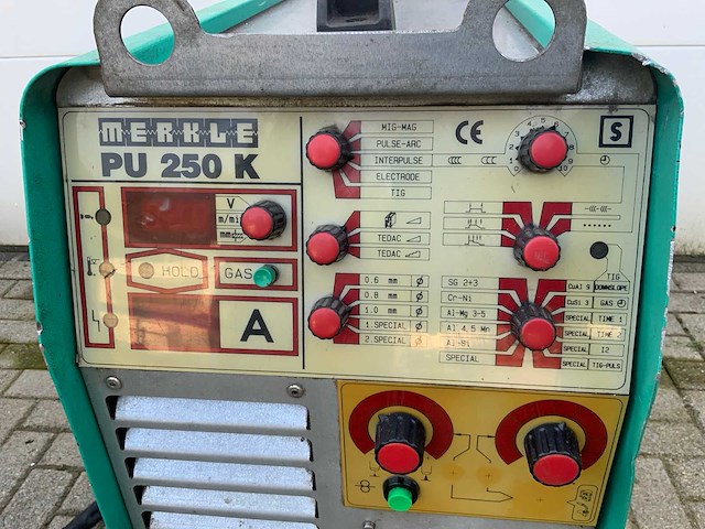 Merkle pu250k mig lasapparaat - afbeelding 3 van  6