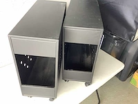 Merkloos merkloos verrijdbare computerkasten (2x) - afbeelding 3 van  7