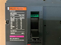 Merlin gerin compact ns 160h / 160 a mccb circuit breaker (4x) - afbeelding 3 van  4