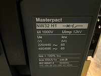 Merlin gerin masterpact nw32 h1 / 3200 a air circuit breker - afbeelding 5 van  5