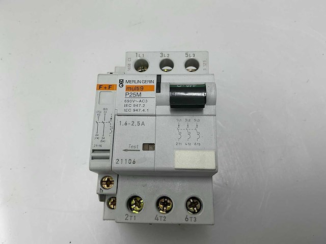 Merlin gerin multi 9 motorbeveiligingsschakelaar (45x) - afbeelding 6 van  9