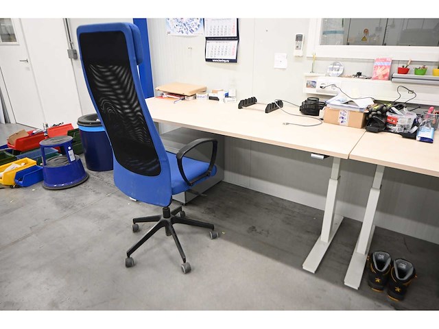 Meroni slinger verstelbaar bureau inclusief bureaustoel - afbeelding 5 van  5