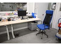 Meroni slinger verstelbaar bureau inclusief bureaustoel - afbeelding 1 van  5