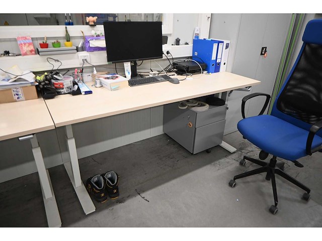 Meroni slinger verstelbaar bureau inclusief bureaustoel - afbeelding 2 van  5