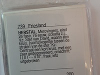 Merovingers davidster, herstal, munt, 7e eeuw - afbeelding 6 van  6