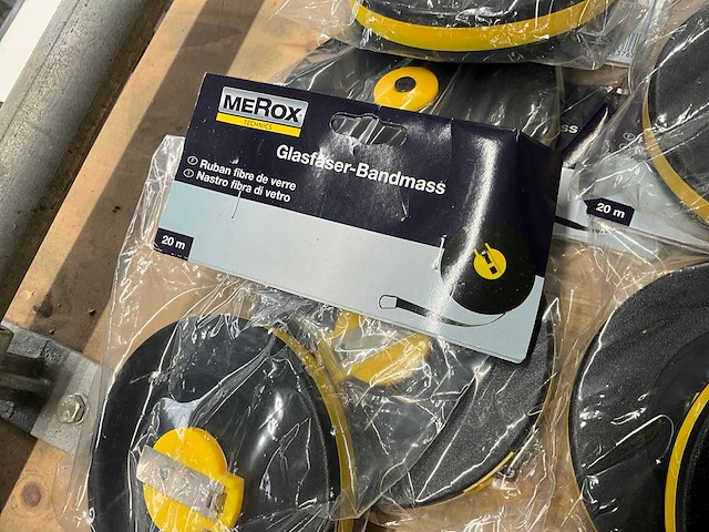 Merox fiberglas 20 m rolbandmeter (7x) - afbeelding 3 van  3