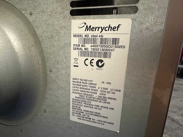 Merrychef - eikon e4s - high speed oven - afbeelding 7 van  8