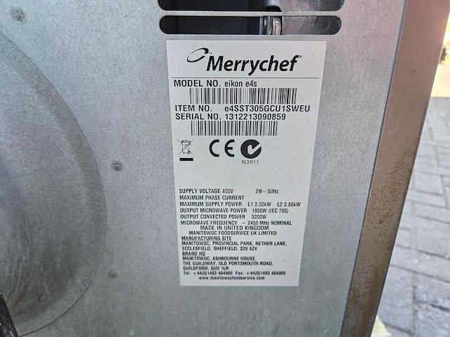 Merrychef - eikon e4s - speedoven - afbeelding 3 van  5