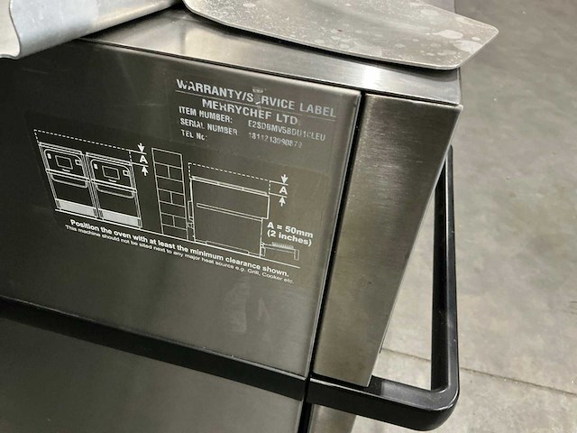Merrychef eiken e2s high speed combi oven - afbeelding 2 van  3