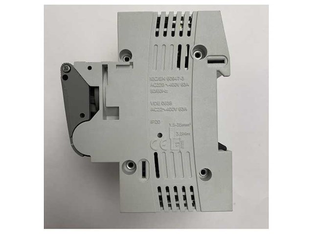 Mersen 63a 2-pole power switch disconnector fuse for marine electrical installations - j1012606b - afbeelding 5 van  7