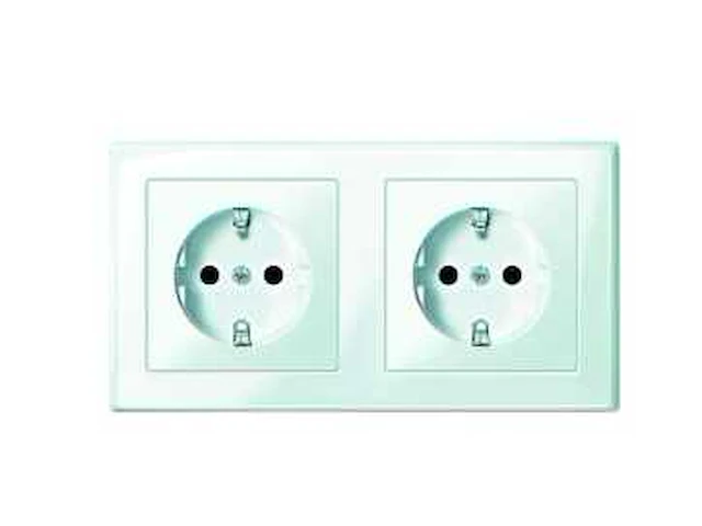 Merten - m-smart - meg2328-1419 - wandcontactdoos 2-voudig (10x) - afbeelding 1 van  2