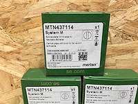 Merten mtn437114 centraalplaat voor mv schakelaar (9x) - afbeelding 3 van  3