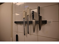 Messen magneetstrip inclusief keukenmessen - afbeelding 2 van  2