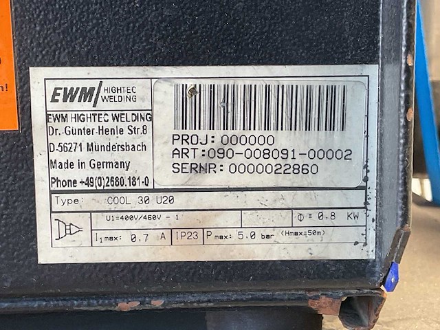 Messer ewm triton 260 lasapparaat - afbeelding 8 van  10