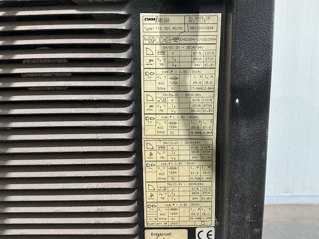 Messer griesheim - tig 350 ac/dc - diverse lasmachines - afbeelding 7 van  8
