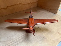 Messerschmitt bf109 houten modelvliegtuig - afbeelding 1 van  4