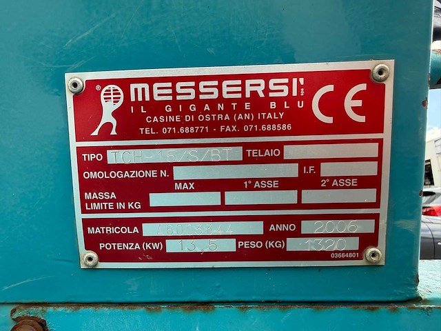 Messersi - tch-15/s/bt rupsdumper - dumper truck - 2006 - afbeelding 19 van  26