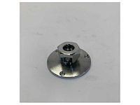 Messing chroom dek tru-romp ø16mm met moer ferretti 152387 - afbeelding 2 van  3