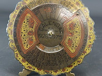 Messing eeuwigdurende kalender - afbeelding 1 van  5