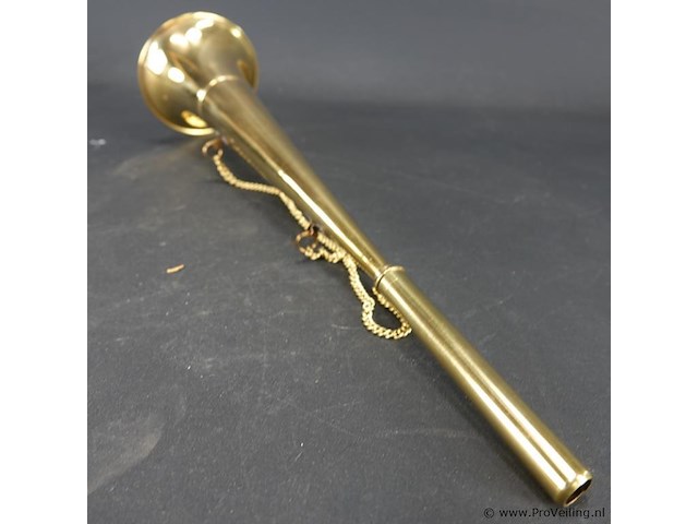 Messing hoorn - afbeelding 3 van  5