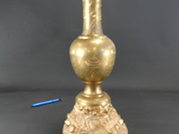 Messing kan met gedreven decor - afbeelding 1 van  5