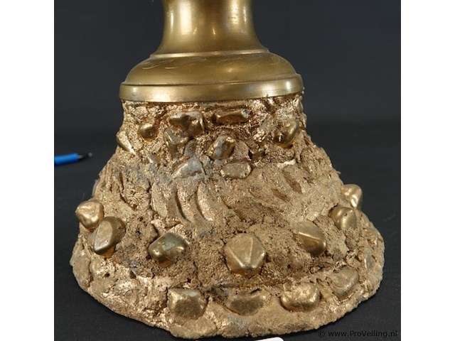 Messing kan met gedreven decor - afbeelding 4 van  5