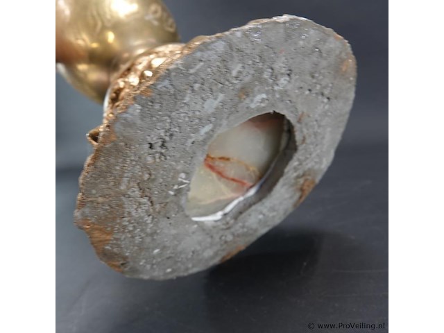 Messing kan met gedreven decor - afbeelding 5 van  5