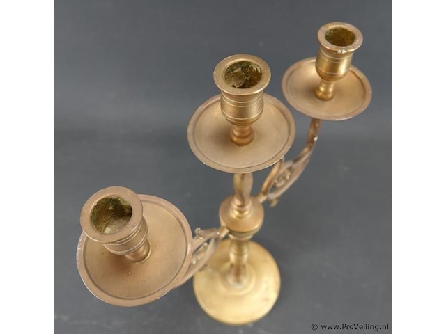 Messing kandelaber - afbeelding 4 van  5