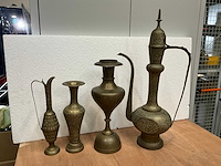 Messing karaf (4x) - afbeelding 1 van  5
