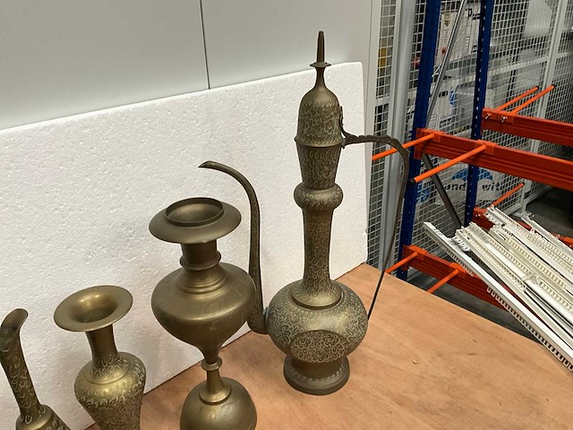 Messing karaf (4x) - afbeelding 4 van  5