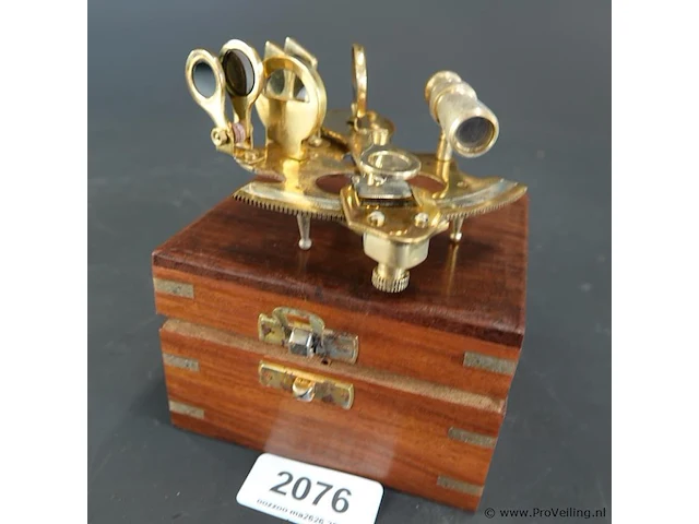 Messing sextant - afbeelding 1 van  5