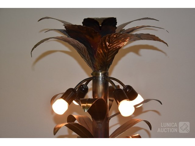 Messing vloerlamp - afbeelding 2 van  5