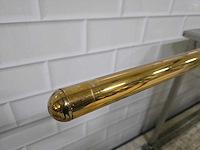 Messing voetensteunset ten behoeve van een bar - afbeelding 4 van  5