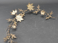 Messing wand- of plafonddecoratie in hollywood regency-stijl. - afbeelding 3 van  5