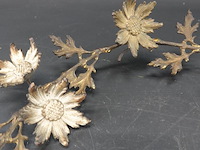 Messing wand- of plafonddecoratie in hollywood regency-stijl. - afbeelding 4 van  5