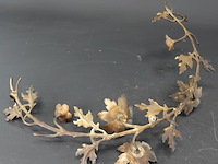 Messing wand- of plafonddecoratie in hollywood regency-stijl. - afbeelding 5 van  5