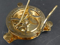 Messing zonnewijzer kompas - afbeelding 3 van  5
