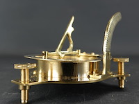 Messing zonnewijzer kompas - afbeelding 4 van  5