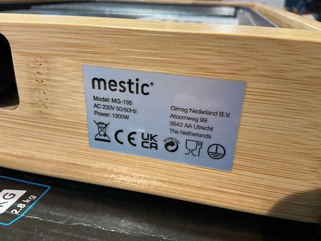 Mestic mg-135 grillplaat - afbeelding 5 van  5