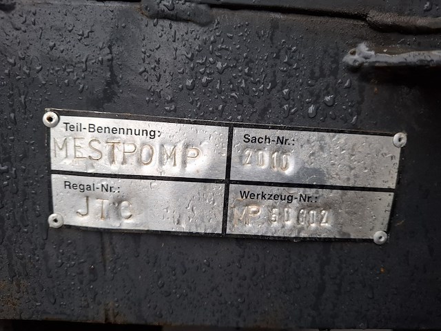 Mestpomp op oplegger, eigen fabricaat, jtc, 2010, 2010 - afbeelding 11 van  33