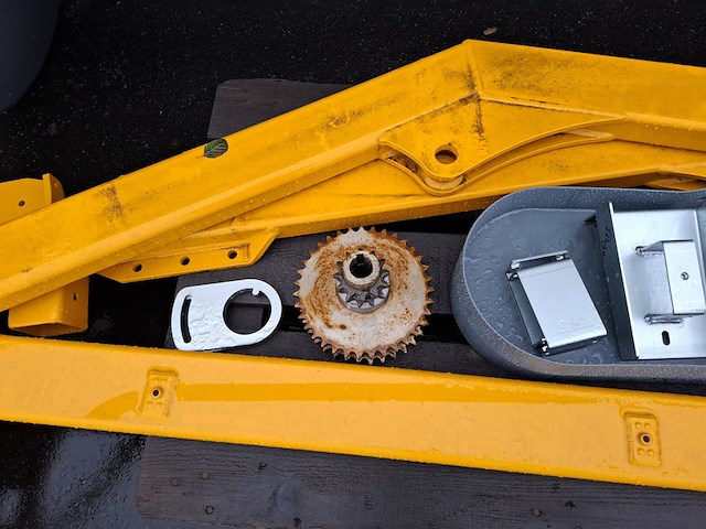 Mestslanghaspel in onderdelen - afbeelding 4 van  5