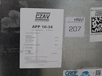 Meststof app 10-34 in ibc vat en 5 deels aangebroken cans. - afbeelding 2 van  4