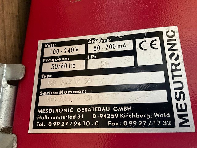 Mesutronic gerätebau qms 3.2 r 50 metaalafscheider - afbeelding 6 van  6
