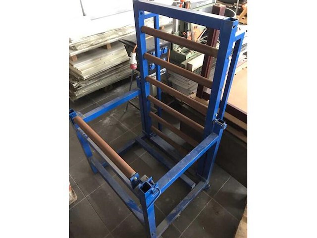 Met stalen rollen rollenbaan, blauw - afbeelding 1 van  6
