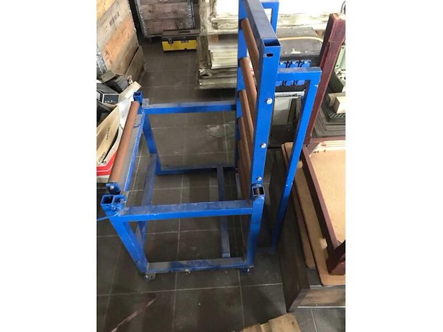 Met stalen rollen rollenbaan, blauw - afbeelding 2 van  6