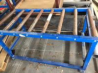 Met stalen rollen rollenbaan, blauw - afbeelding 3 van  6