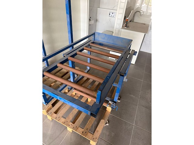 Met stalen rollen rollenbaan, blauw - afbeelding 5 van  6