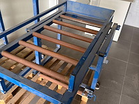 Met stalen rollen rollenbaan, blauw - afbeelding 5 van  6